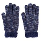 Sonoma Goods For Life&trade; Women's Heather Cozy Lined Knit Gloves, Blue
