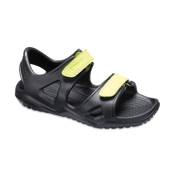 Crocs Swiftwater River Kids' Sandals, Boy's, Size: 11, Grey