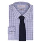 Men's Nick Graham Everywhere Modern-fit Dress Shirt And Tie Boxed Set, Size: S 32-33, Blue