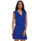 Women's Apt. 9&reg; Lace-up Romper, Size: Xs, Blue