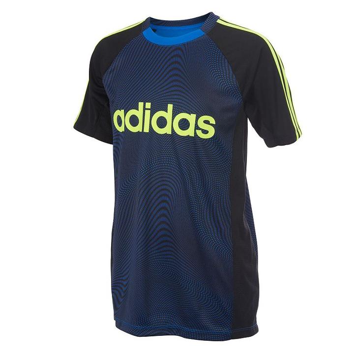 Boys 8-20 Adidas Camo Fusion Training Top, Size: Small, Brt Blue