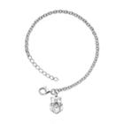 Little Diva Diamonds Sterling Silver Diamond Accent Gift Box Bracelet - Kids, Girl's, Size: 5.50, White