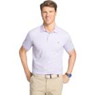 Men's Izod Feeder Advantage Polo, Size: Medium, Lt Purple