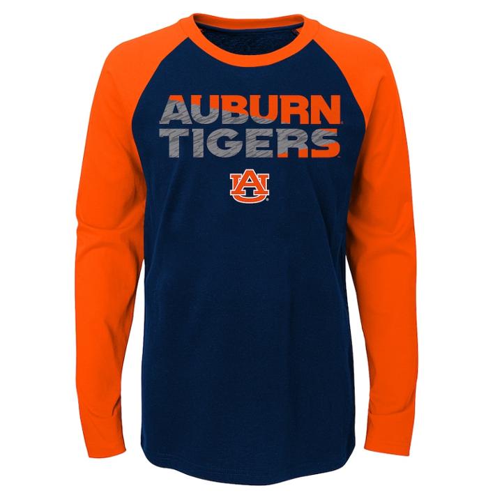 Boys 4-18 Auburn Tigers Flux Tee, Size: 4-5, Dark Blue