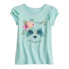 Girls 4-12 Sonoma Goods For Life&trade; Embellished Flutter Tee, Size: 6, Light Blue