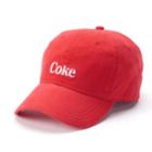 Men's Dad Hat Embroidered Adjustable Cap, Red