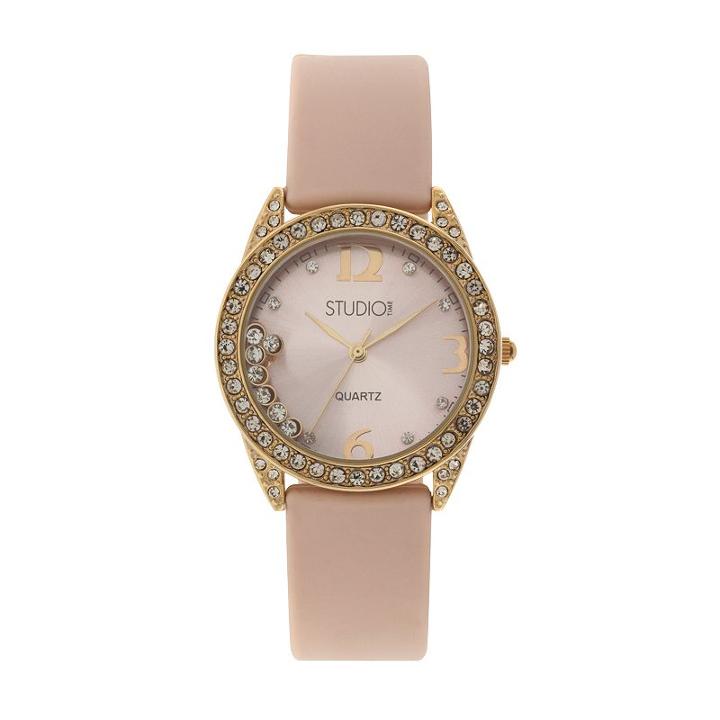 Studio Time Women's Watch, Size: Medium, Beig/khaki