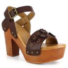 Dolce By Mojo Moxy Joni Women's Platform Sandals, Size: Medium (8.5), Dark Brown