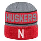 Adult Top Of The World Nebraska Cornhuskers Below Zero Ii Beanie, Adult Unisex, Med Red