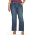 Plus Size Apt. 9&reg; Embellished Bootcut Jeans, Women's, Size: 24w Short, Med Blue