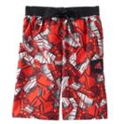 Boys 8-20 Adidas Geo City Board Shorts, Boy's, Size: L(14/16), Red