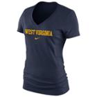 Women's Nike West Virginia Mountaineers Arch Tee, Size: Large, Blue (navy)