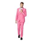 Men's Opposuits Slim-fit Pink Novelty Suit & Tie Set, Size: 34 - Regular