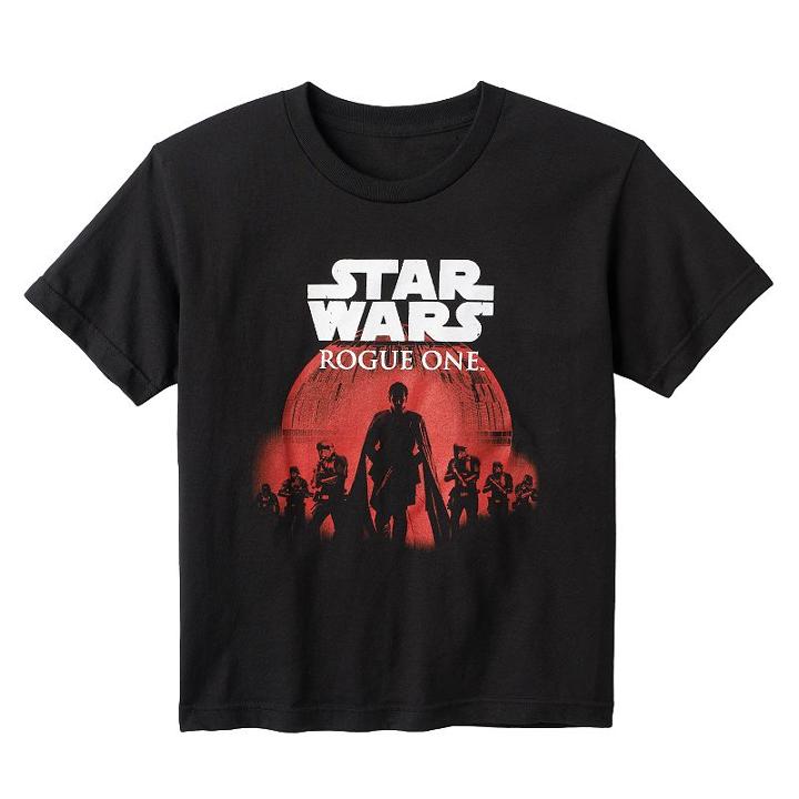Boys 8-20 Rouge One: A Star Wars Story Death March Tee, Boy's, Size: Medium, Black