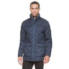 Men's Am Studio By Andrew Marc Quilted Midlength Jacket, Size: Small, Dark Blue
