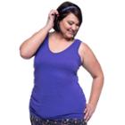 Plus Size Soybu Lola Scoopneck Yoga Tank, Women's, Size: 3xl, Drk Purple