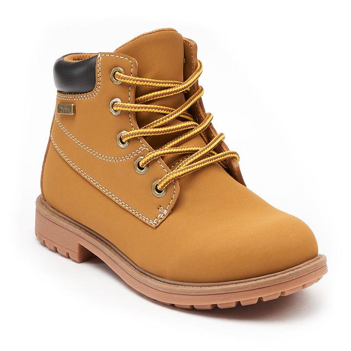 Sonoma Goods For Life&trade; Rocco Boys' Water-resistant Boots, Size: 6, Dark Beige, Durable