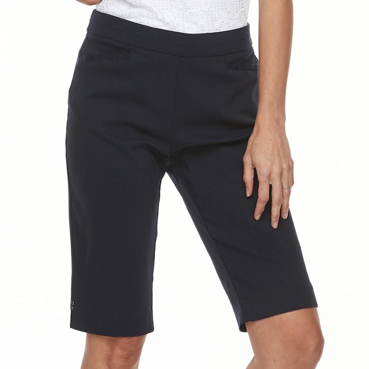 Women's Napa Valley Millennium Pull-on Skimmer Shorts, Size: 16, Blue (navy)