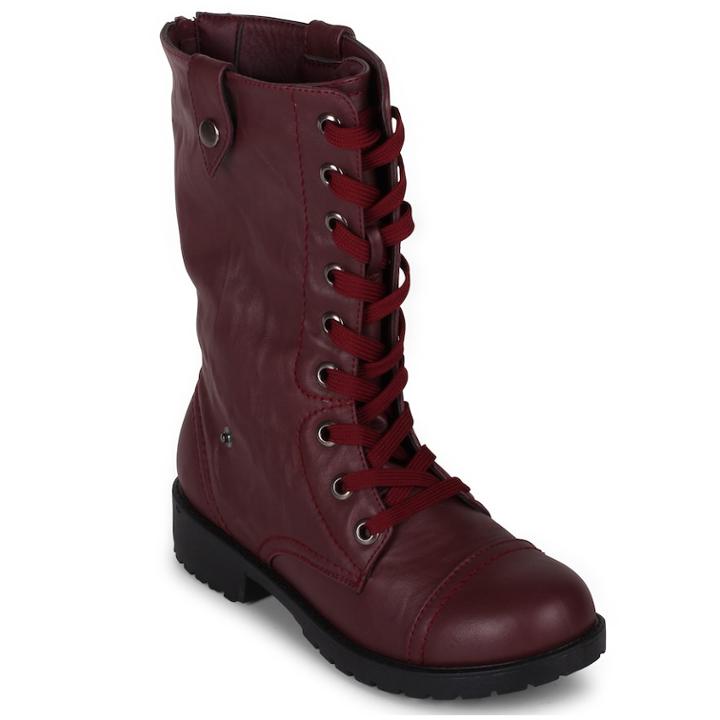 Wanted Colorado Women's Combat Boots, Size: 8, Red