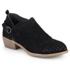 Journee Collection Prim Women's Ankle Boots, Girl's, Size: Medium (8.5), Black