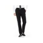 Men's Adolfo Slim-fit Flat-front Black Suit Pants, Size: 30x30
