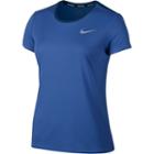 Women's Nike Breathe Rapid Running Top, Size: Medium, Brt Blue