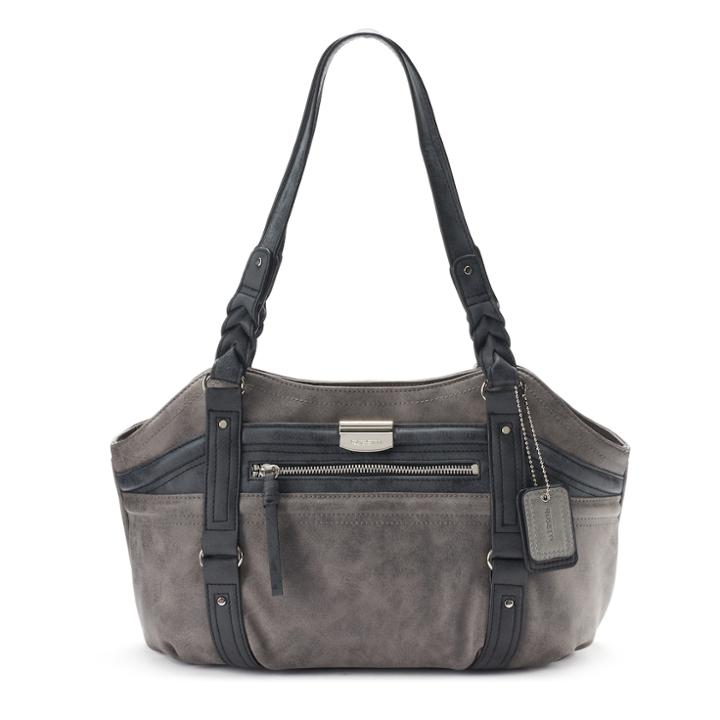 Rosetti Naomi 4-poster Satchel, Women's, Med Grey