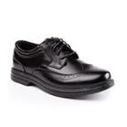 Deer Stags Nu Journal Men's Waterproof Wingtip Shoes, Size: 9.5 Wide, Black