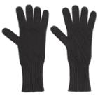 Apt. 9&reg; Cashmere Cross-stitch Gloves, Women's, Black