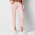 Women's Sonoma Goods For Life&trade; Twill Skinny Capris, Size: 6, Lt Orange