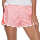 Juniors' So&reg; Side-stripe Running Shorts, Girl's, Size: Small, Brt Pink