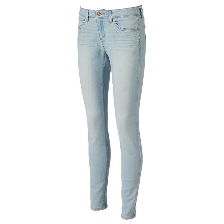 Women's Sonoma Goods For Life&trade; Faded Skinny Jeans, Size: 2 - Regular, Blue Other