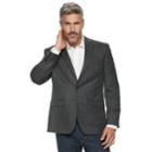 Men's Chaps Classic-fit Patterned Stretch Sport Coat, Size: 48 - Regular, Grey