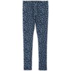 Girls 4-14 Carter's Blue Leopard Print Leggings, Size: 6-6x