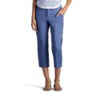 Women's Lee Brenna Relaxed Fit Capris, Size: 14 Avg/reg, Dark Blue