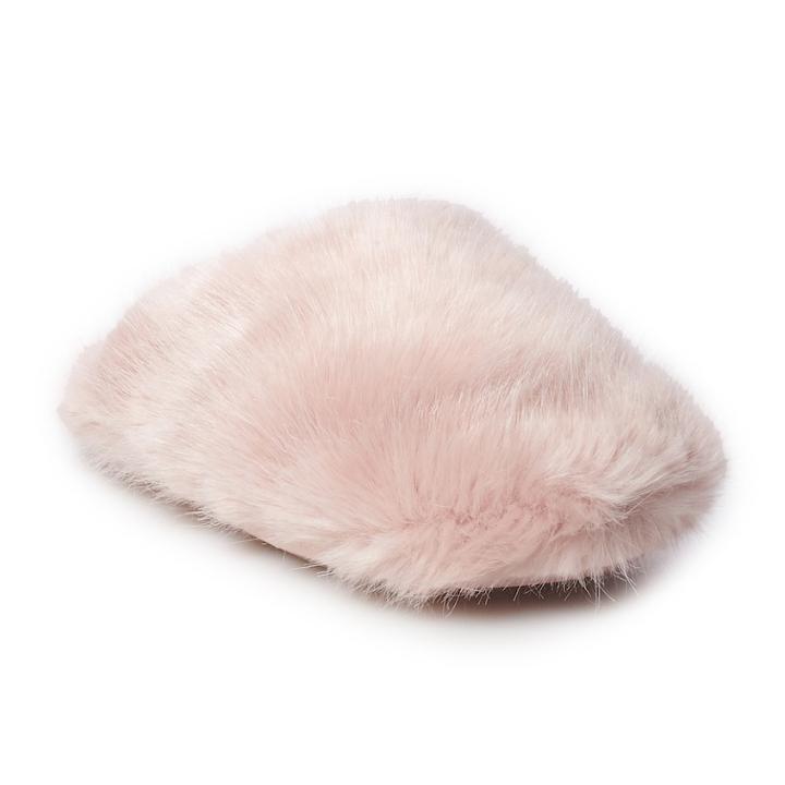 Women's Lc Lauren Conrad Plush Scuff Slippers, Size: Small, Pink