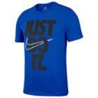 Men's Nike Just Do It Tee, Size: Xxl, Dark Blue