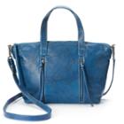 Ili Leather Convertible Crossbody Bag, Women's, Blue