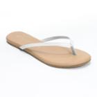 Lc Lauren Conrad Women's Flip-flops, Size: 6, White