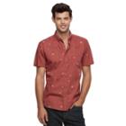 Men's Levi's&reg; Button-down Shirt, Size: Xxl, Dark Red