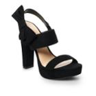 Lc Lauren Conrad Apple Pie Women's Platform High Heels, Size: Medium (7.5), Black