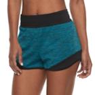 Women's Tek Gear&reg; Knit Running Shorts, Size: Medium, Turquoise/blue (turq/aqua)