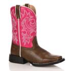 Lil Durango Girls' Cowboy Boots, Girl's, Size: 1, Pink