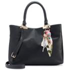 Apt. 9&reg; Jade Soft Satchel With Botanical Skinny Scarf, Women's, Black