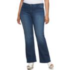 Plus Size Jennifer Lopez Bootcut Jeans, Women's, Size: 16 W, Dark Blue