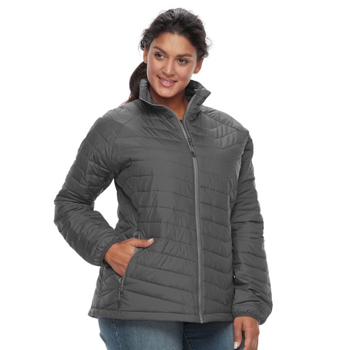 Plus Size Columbia Oyanta Trail Thermal Coil&reg; Puffer Jacket, Women's, Size: 1xl, Purple Oth