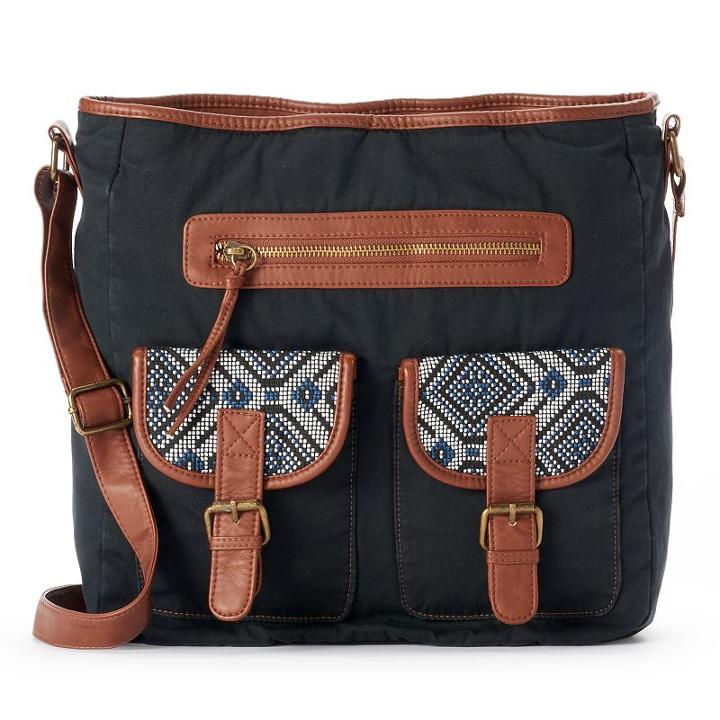 Mudd&reg; Thai Crossbody Bag, Women's, Black