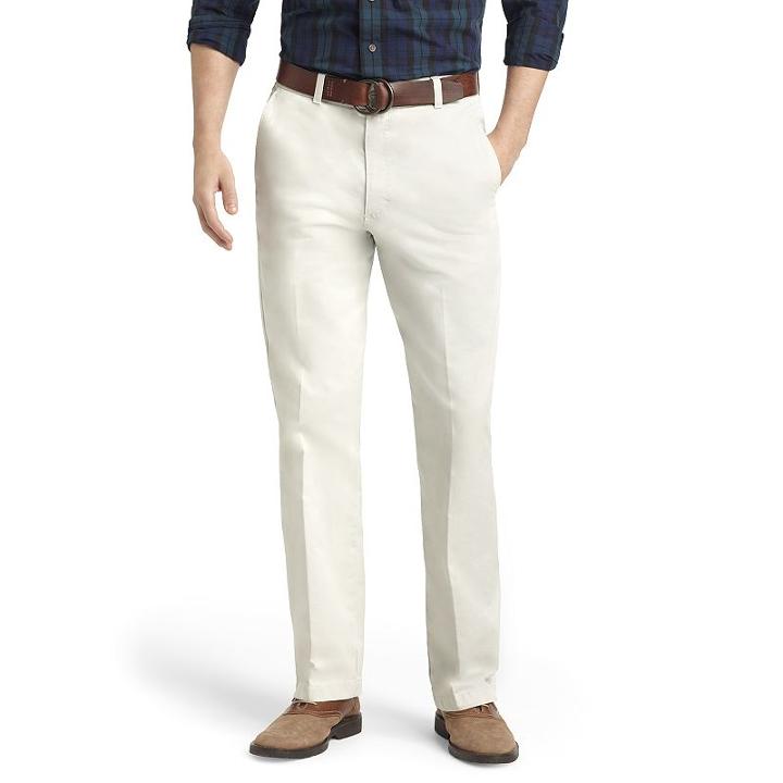 Men's Izod Straight-fit Saltwater Chino Pants, Size: 34x29, Lt Beige