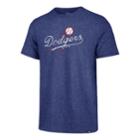 Men's '47 Brand Los Angeles Dodgers Throwback Tee, Size: Large, Blue