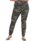 Plus Size Sonoma Goods For Life&trade; Skinny Twill Pants, Women's, Size: 22 - Regular, Black